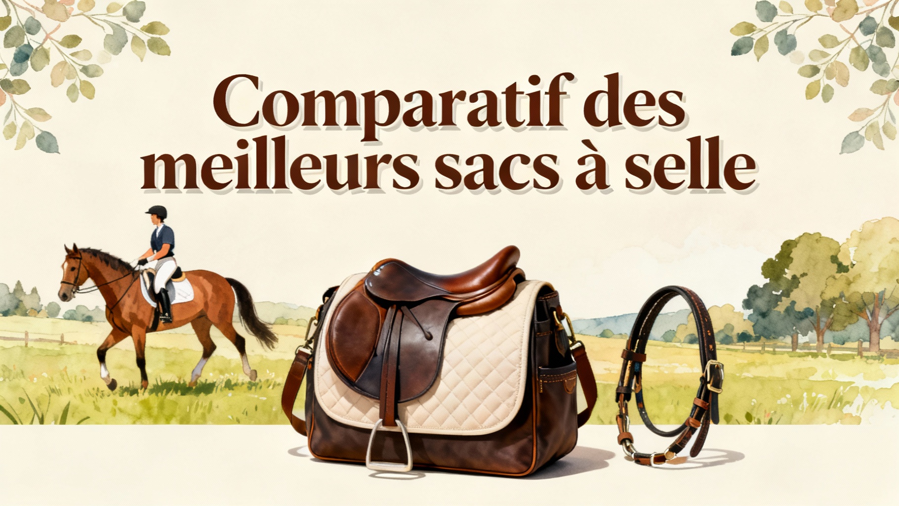 Choisir le meilleur sac à selle pour vos sorties équestres 1 Comparatif des meilleurs sacs à selle