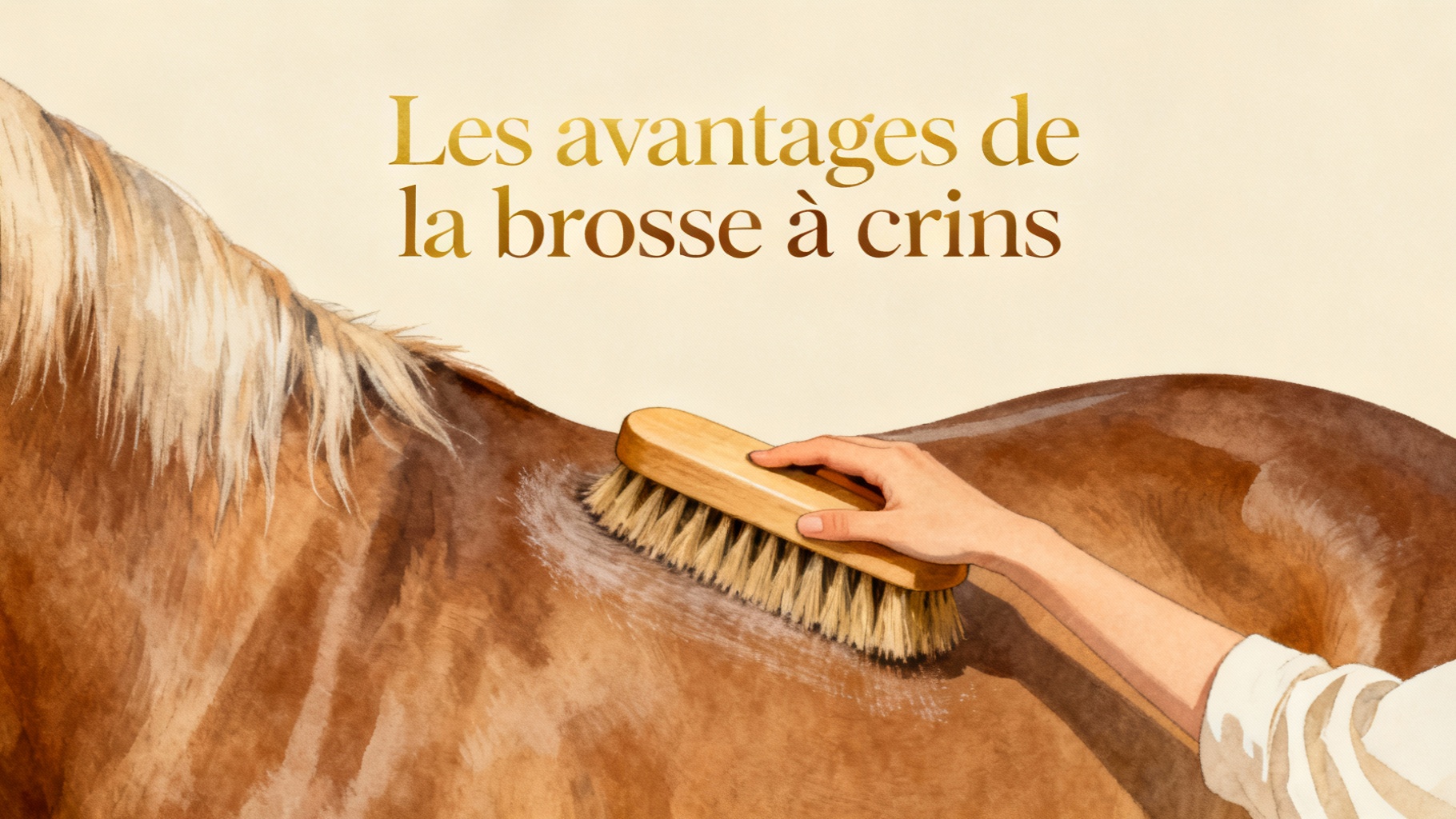 Découvrez la brosse à crins pour un pansage parfait 1 Les avantages de la brosse à crins