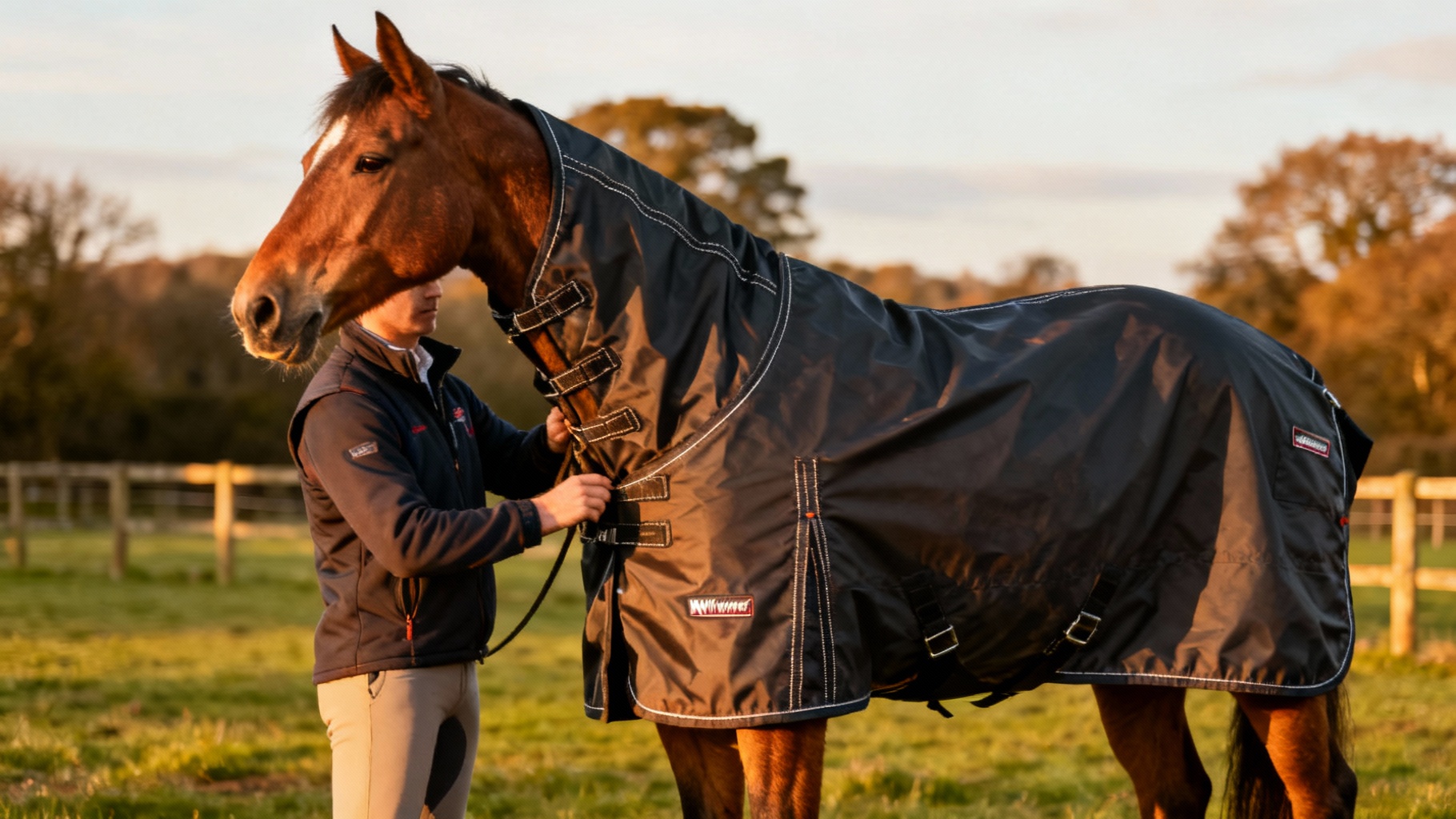 Découvrez la couverture imperméable horseware idéale pour votre cheval