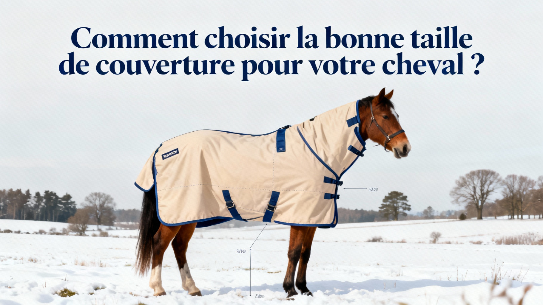 Comment choisir la bonne taille de couverture pour votre cheval ?