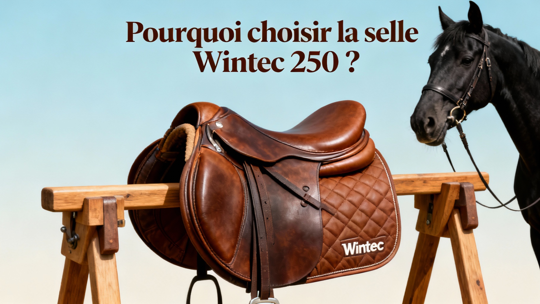 Pourquoi choisir la selle Wintec 250 ?