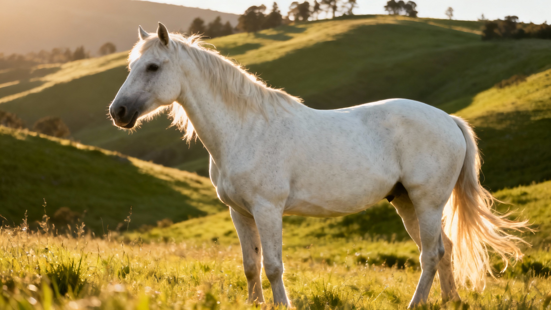 Découvrez le plus beau cheval blanc du monde