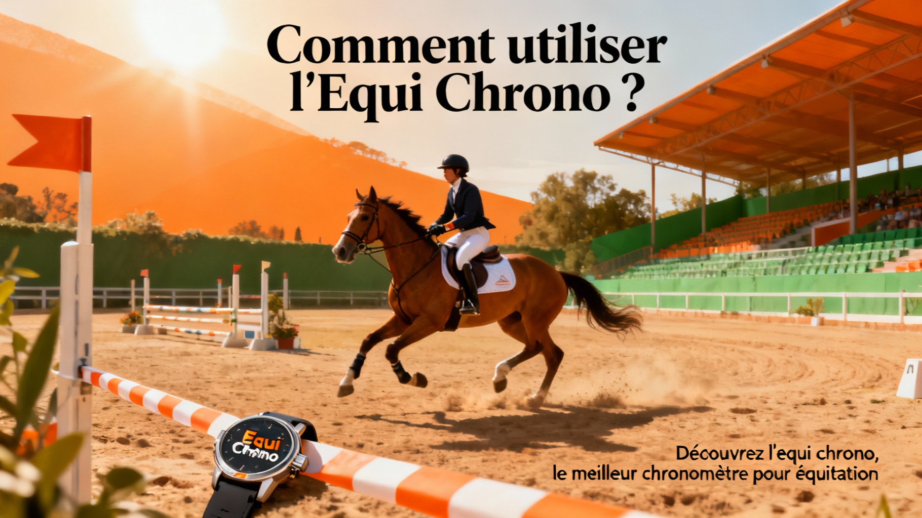 Découvrez l'equi chrono, le meilleur chronomètre pour équitation 1 Comment utiliser l'Equi Chrono ?