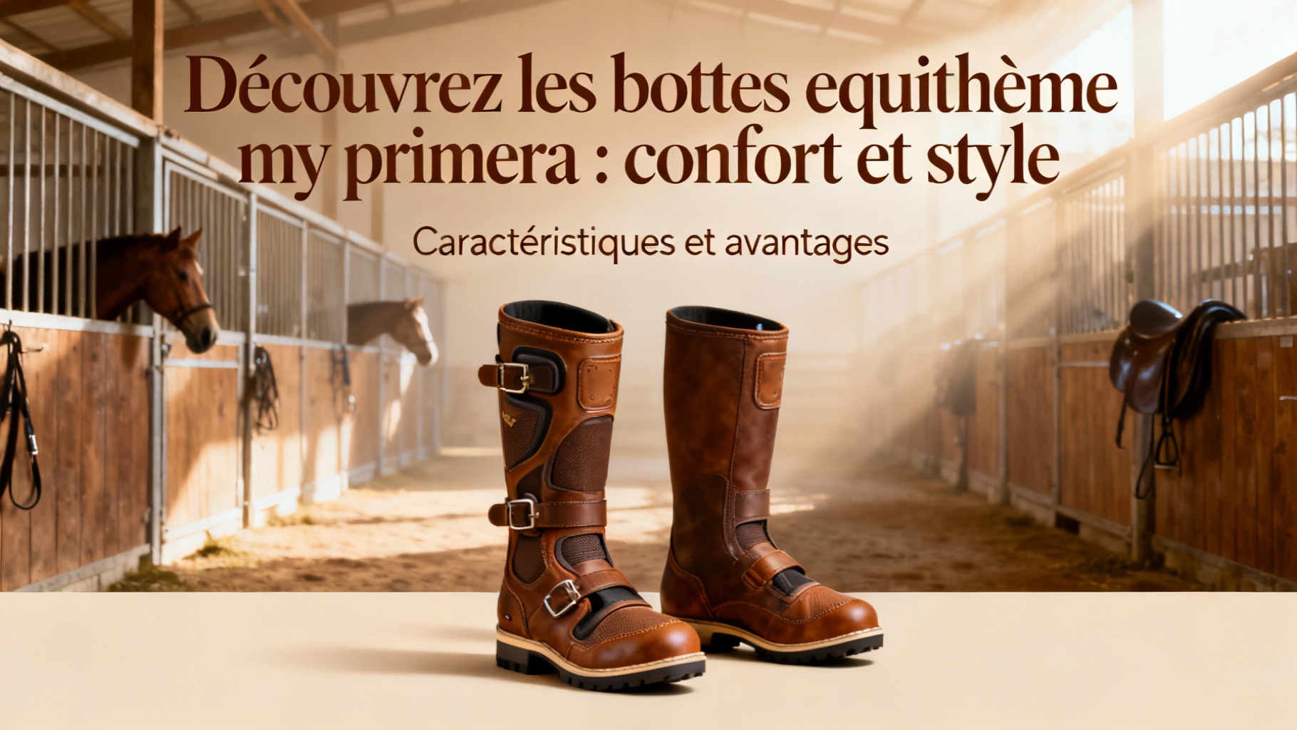 Découvrez les bottes equithème my primera : confort et style 1 Caractéristiques et avantages