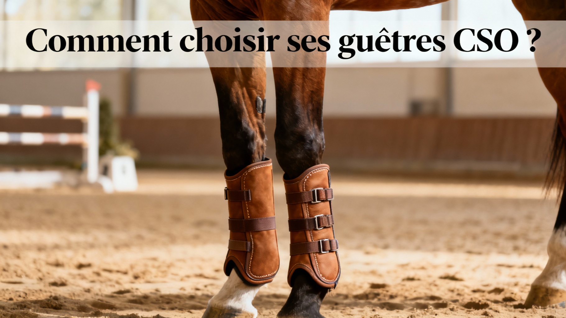 Tout savoir sur les guêtres CSO pour votre cheval 1 Comment choisir ses guêtres CSO ?