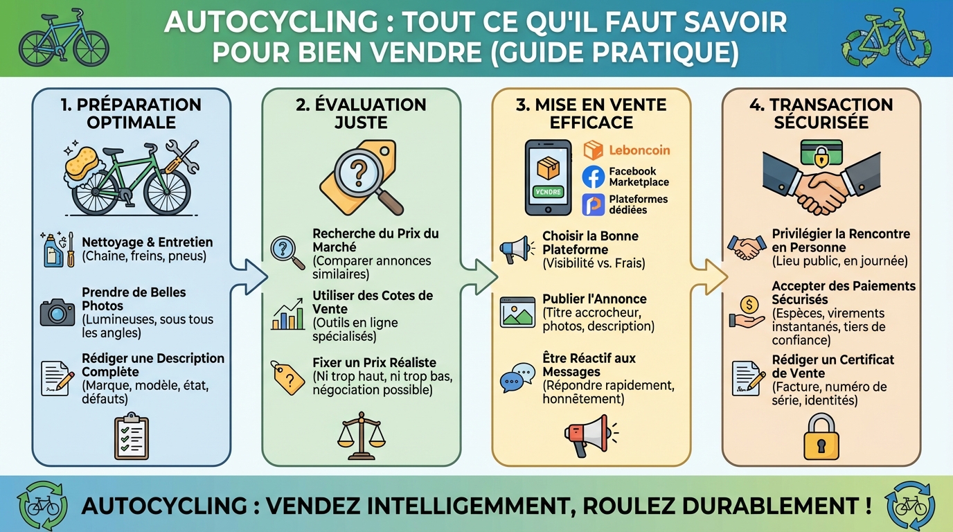 Autocycling : tout ce qu'il faut savoir pour bien vendre 1 Les avantages de vendre à autocycling