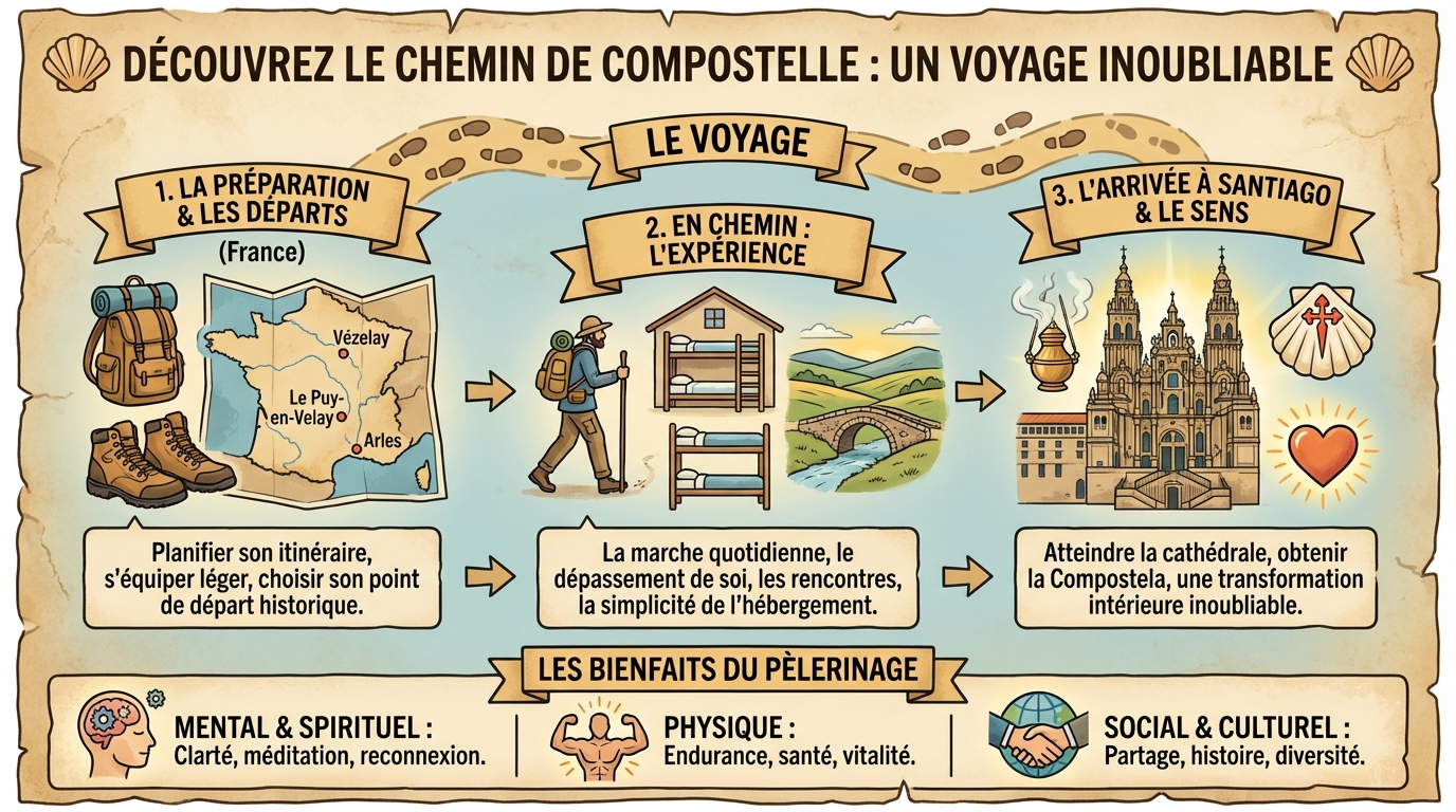 Les différentes voies du chemin
