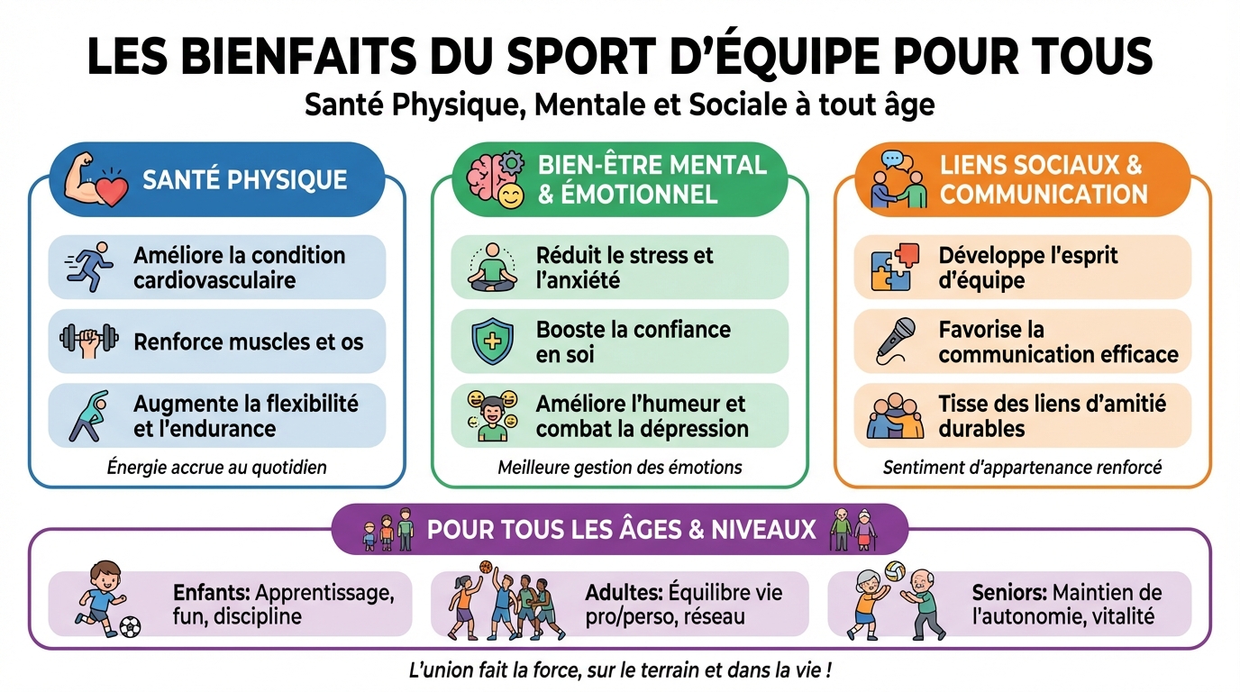 Comment choisir un sport d'équipe ?