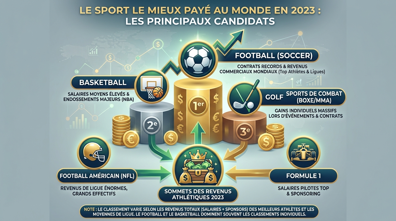Analyse des revenus par sport