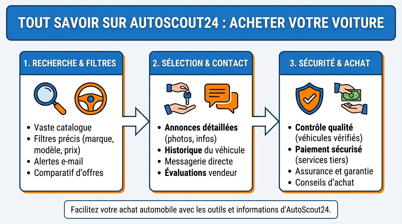 Tout savoir sur autoscout24 pour acheter votre voiture 1 Comment fonctionne AutoScout24 ?
