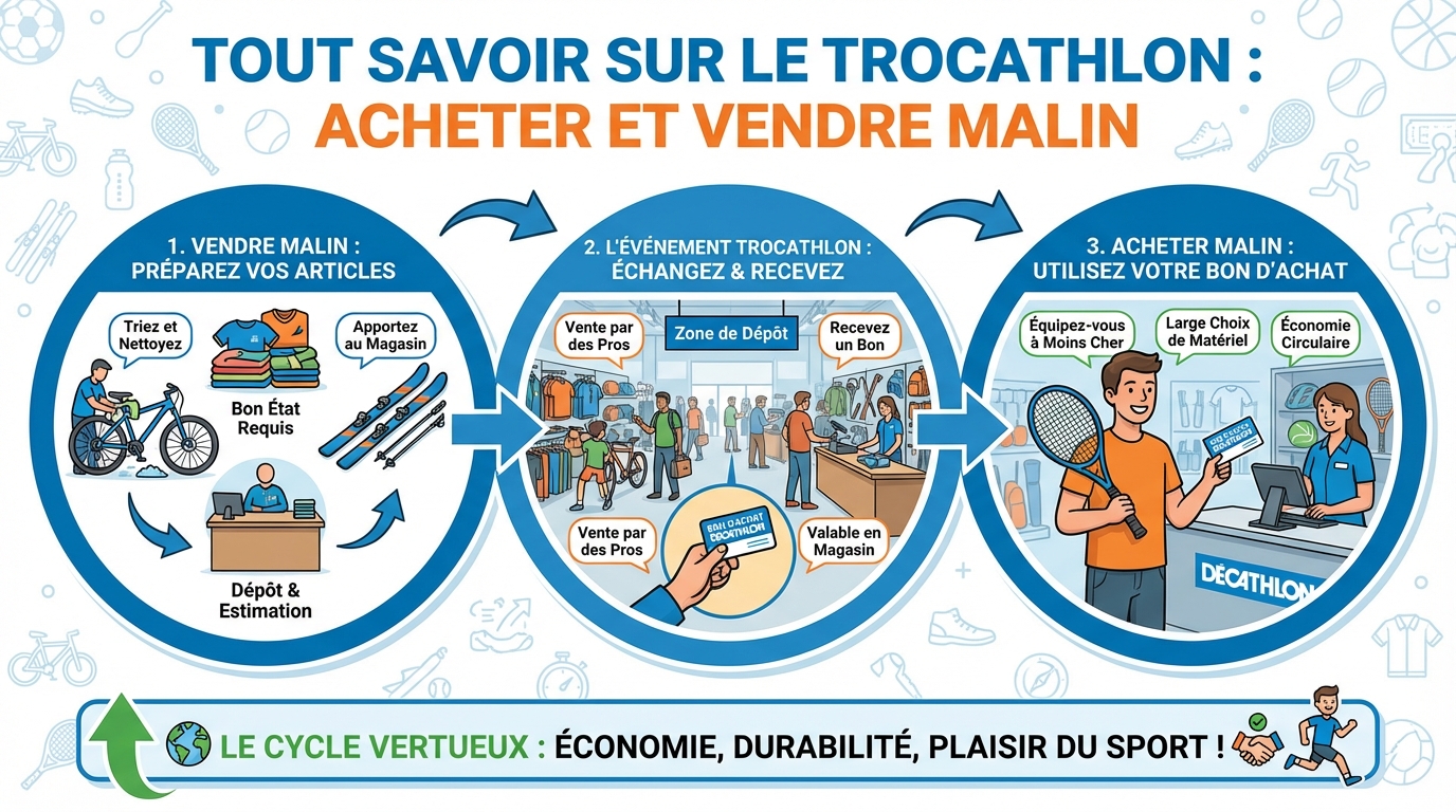 Les avantages d'acheter et de vendre avec Trocathlon