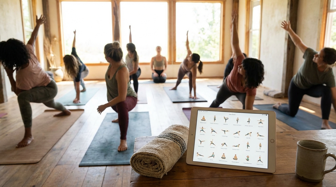 Découvrez les 108 postures du yoga en PDF