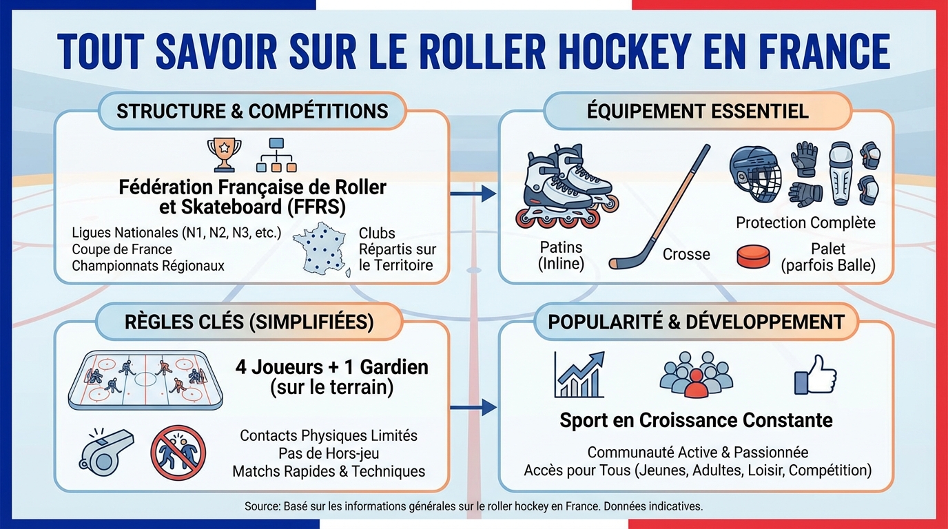 Les règles fondamentales du roller hockey