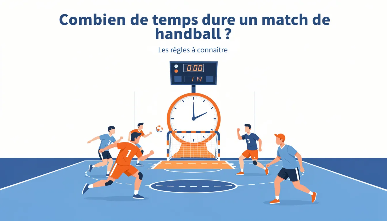 Combien de temps dure un match de handball ? 1 Les règles à connaître