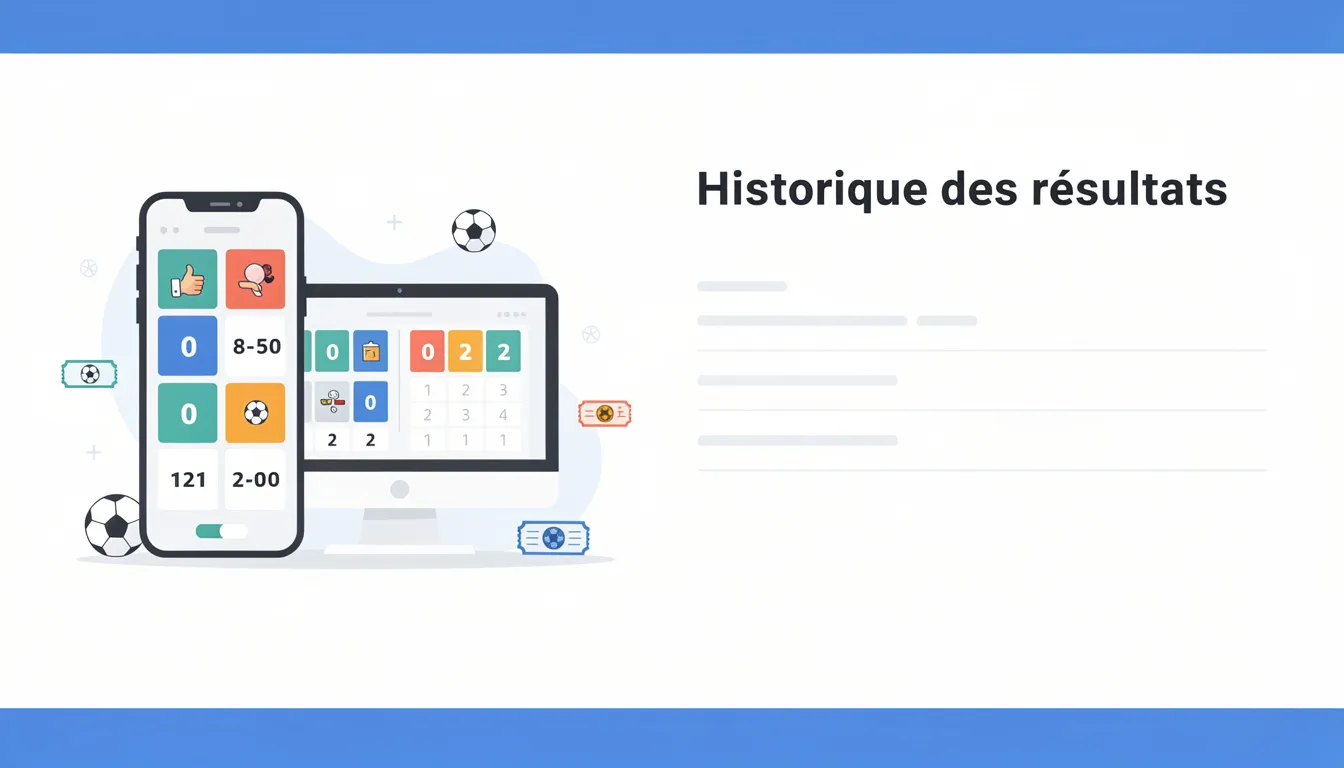 Historique des résultats