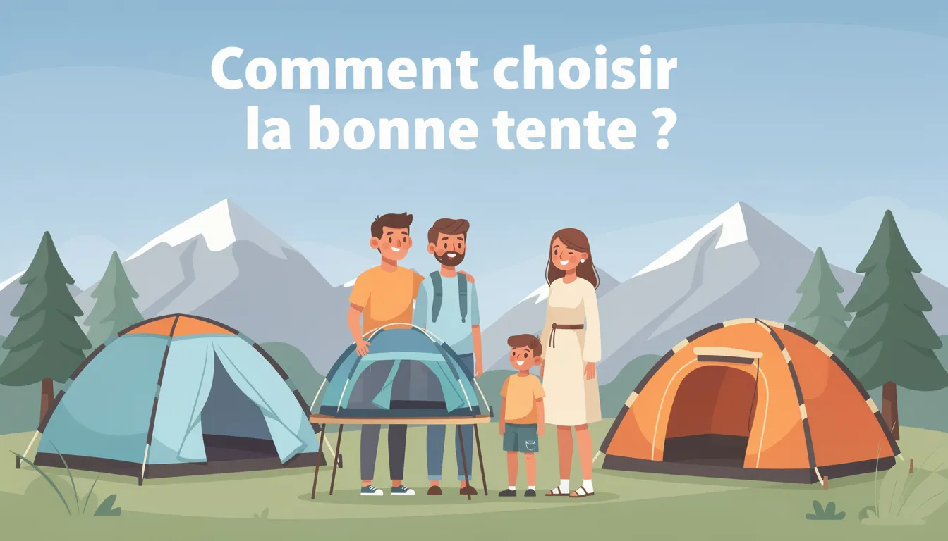 Guide complet pour choisir votre tente de campement 1 Comment choisir la bonne tente ?