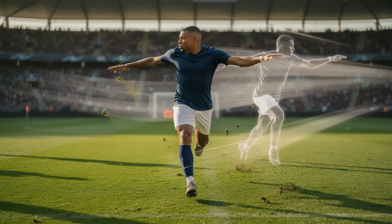La vitesse impressionnante de kylian mbappé : record et analyse