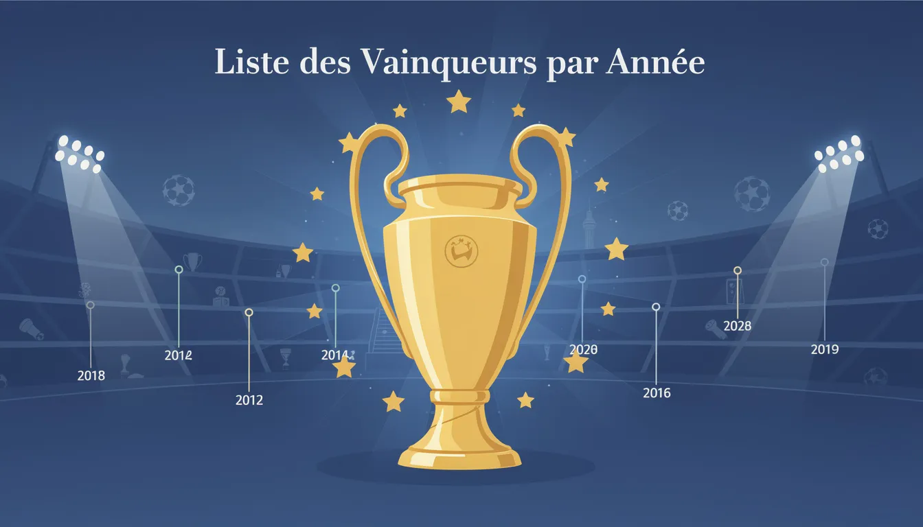 Liste des Vainqueurs par Année