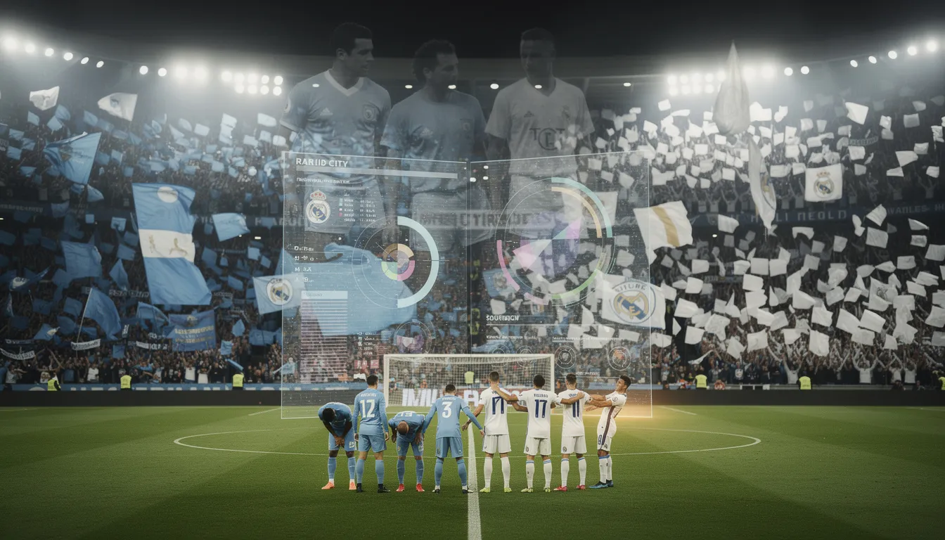 Manchester city contre real madrid : histoire et statistiques
