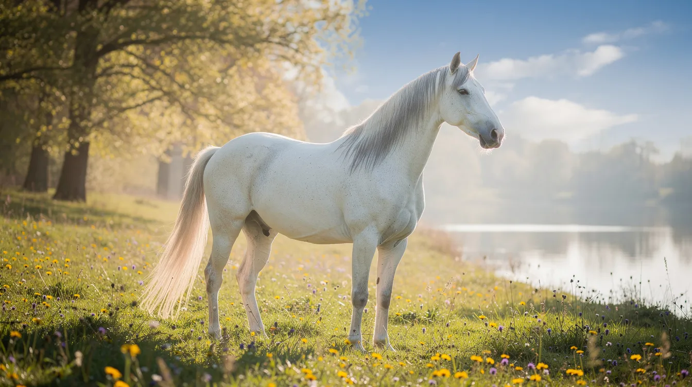Les races de chevaux blancs célèbres