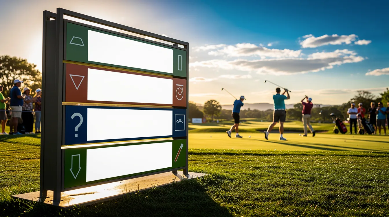 Comment interpréter les scores de golf en direct?