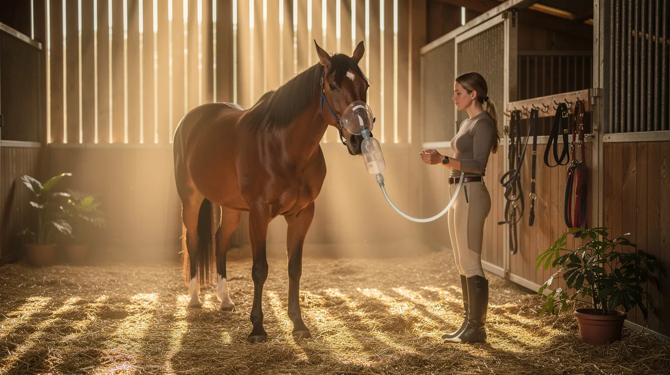 Nébulisation cheval : 5 étapes pour un traitement efficace
